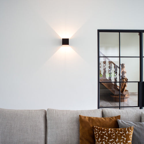 Atmooz wandlamp Gerona - zwart - Ø 12 x H 14 cm - G9