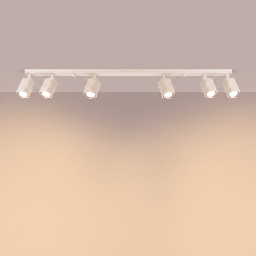 Sollux Lighting Plafondlamp RAYO 6L beige - 117x6x16,5cm