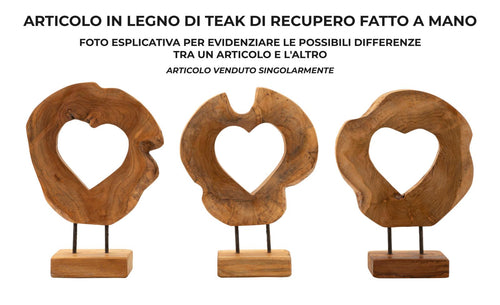 Mauro Ferretti sculptuur - 28x10x38 cm - bruin