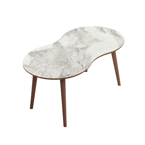 Calicosy - Salontafel NOCTIS - Wit marmereffect 99x54x45 cm