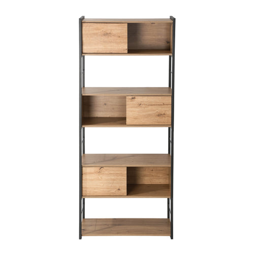 Calicosy - Boekenrek LENNY - licht hout 80x40x196,5 cm