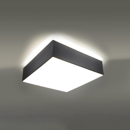 Sollux Lighting Plafondlamp HORUS 35 grijs - 35x35x11cm