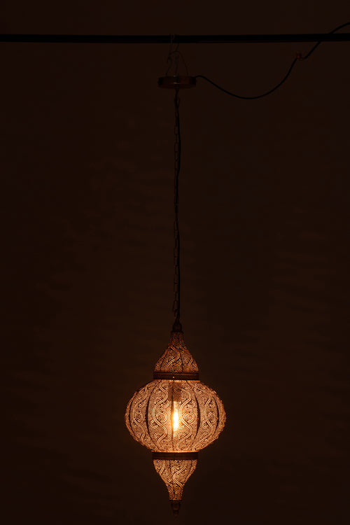 J-Line hanglamp Boor - metaal - goud - small - vtwonen shop