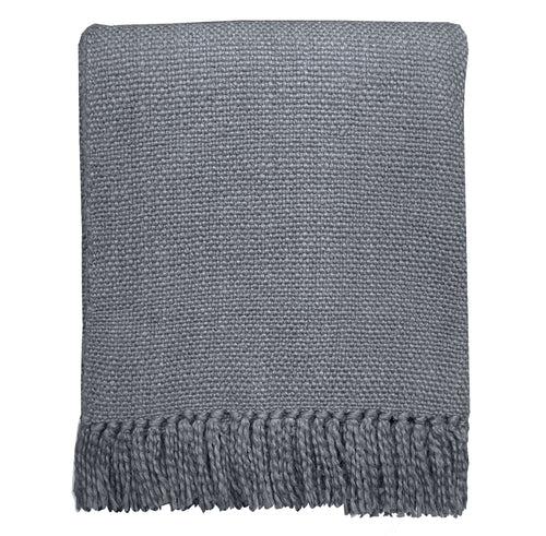 Malagoon plaid - agaatgrijs - 127x152cm 100% katoen