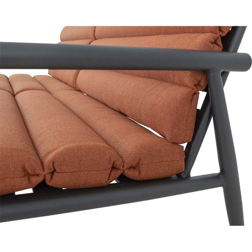 Lesli Living loungebank Harper - rood - 168x76x72cm
