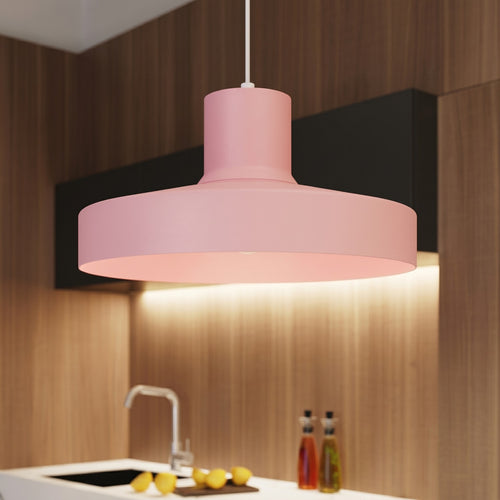 Sollux Lighting Hanglamp BILO roze - 35x35x120cm