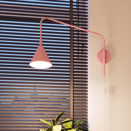 Sollux Lighting Wandlamp NOX roze - 14x61x30cm