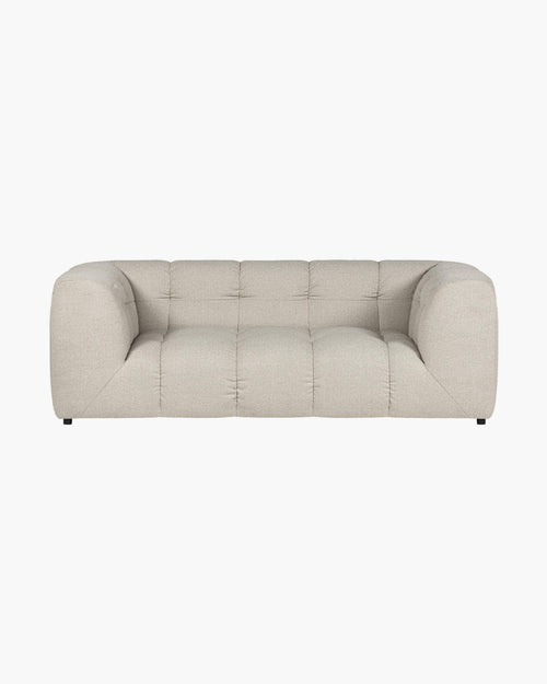 noo.ma Bolbi 2-zits bank - Desert Beige Bouclé, zacht zitcomfort