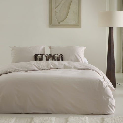 Walra - Dekbedovertrek Neutral Nest - 200x220 cm - Zand