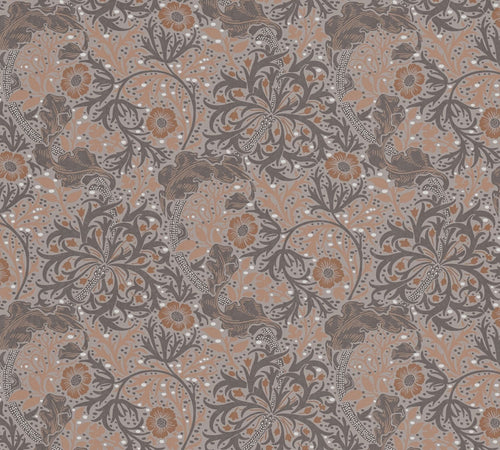 Livingwalls behang bloemmotief bruin - 53 cm x 10.05 m - AS-390593 - vtwonen shop