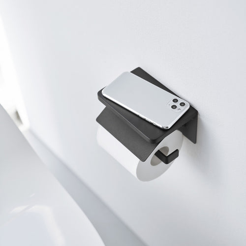 Yamazaki Tower Toiletrolhouder wandmontage - Zwart - vtwonen shop