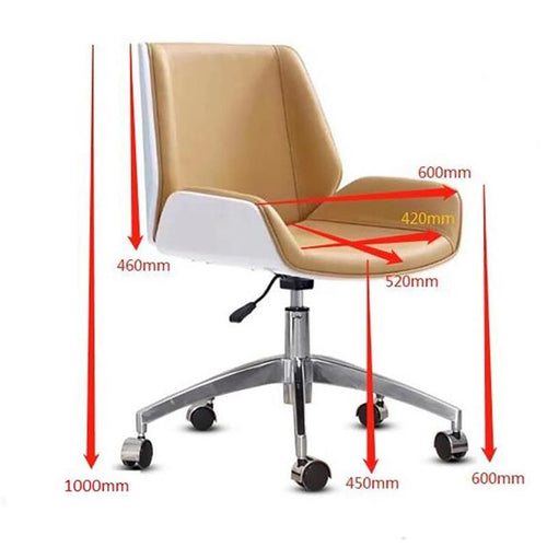 Kare Design Draaibare Bureaustoel Rouven laag zwart - vtwonen shop