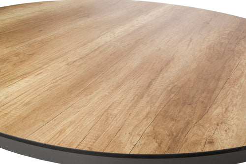 Sens-Line - Milano Tuintafel - Ø120cm - Houtkleur