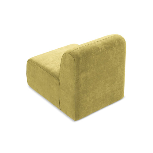 LaMiaSofa Bankmodule midden Cervo - chenille stof - limoengroen - 70x94x75