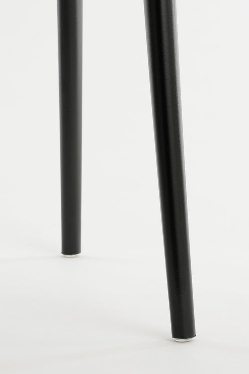 Mica Decorations  Paloma Tuinstoel - L53 x B53 x H78 cm - Polypropyleen - Zwart