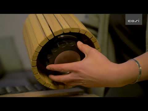 Cosi Fires - Cosiscoop Timber - gaslantaarn - Ø18 x 30 cm - vtwonen shop