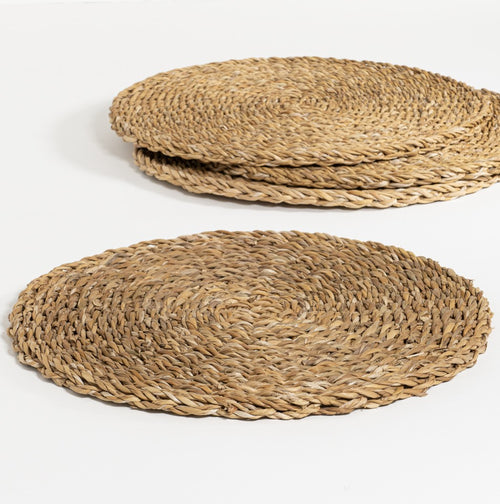 The Table Weave Placemats Set van 4 Wheat - vtwonen shop