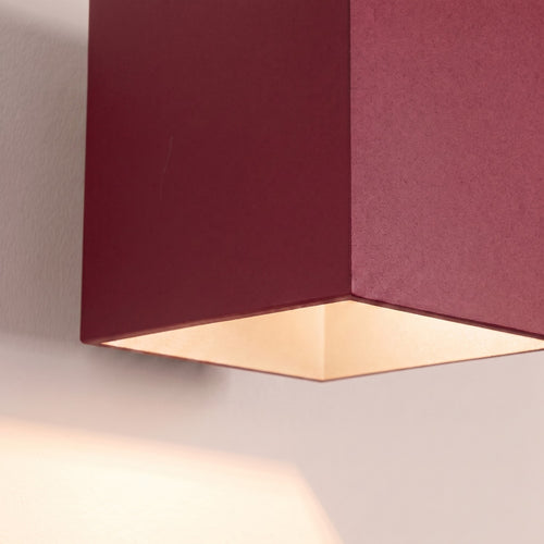 Sollux Lighting Wandlamp QUAD 1 bordeaux - 10x12x10cm