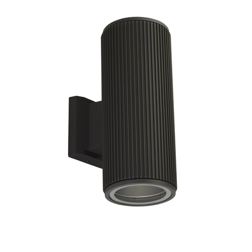 Searchlight buitenlamp Hamburg - 2 lichts - 17  x 28   cm - zwart