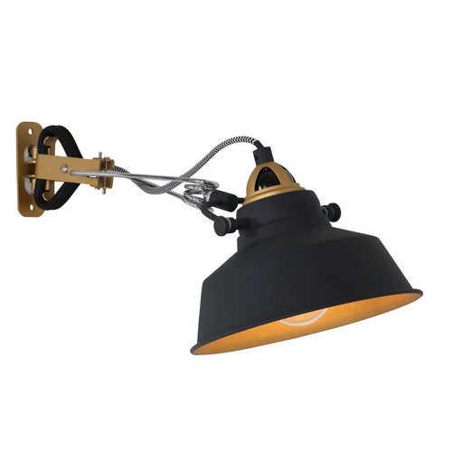 Mexlite wandlamp nove - 1 lichts - 36x 14 cm - zwart - vtwonen shop