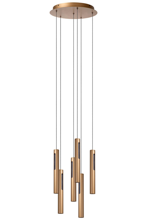 Lucide hanglamp GRIFFITH - Geïntegreerde LED - Brons