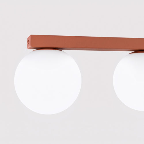 Sollux Lighting Plafondlamp YOLI 4 rode oker - 88x12x14,5cm