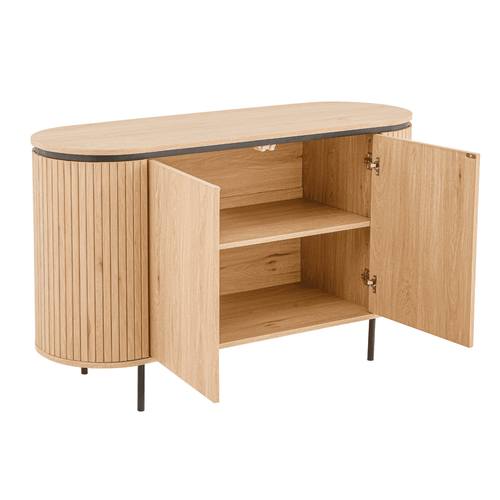 Calicosy - MALAGA Dressoir - Licht hout - 40x120x72 cm