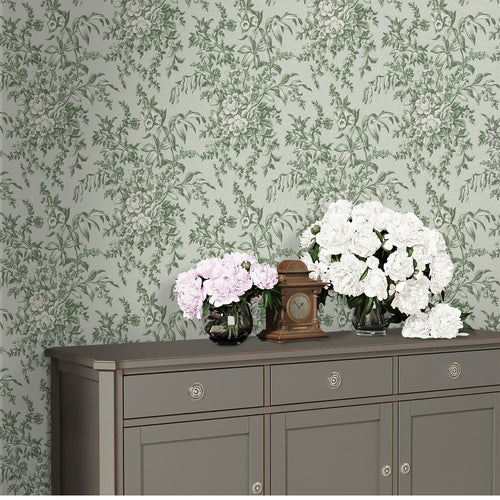 Laura Ashley Vliesbehang - Picardie Sage - 10mx52cm - vtwonen shop