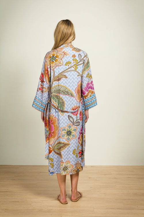 Pip Studio - Noa Kimono - Dames - Hakuna - Blauw - XS - vtwonen shop