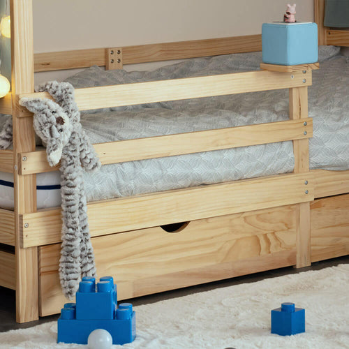 Home Deluxe Kinderbed WOLKENLAND Naturel Met Lades