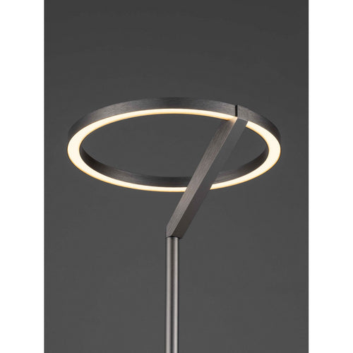 Nova Luce TILIA  Tilia Geïntegreerde LED Tafellamp Mistig Nikkel Touch Dimbaar LED 16W 612lm 3000K