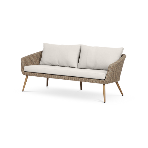 Lisomme Fien rotan tuinbank zand - Met zitkussens - vtwonen shop