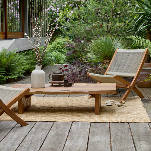 Raw Materials tuintafel Teak - vtwonen shop