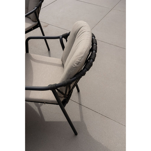 Taste by 4 Seasons stapelbare tuinstoel Manitoba antraciet