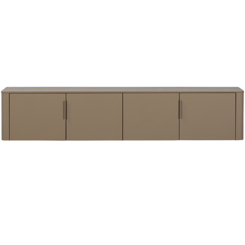 WOOOD tv meubel Gunnar - Grenenhout -  Mud/Bruin - 56x200x44