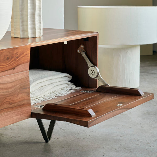 Tikamoon Massief palissander tv-meubel 175 cm - Bruin - vtwonen shop