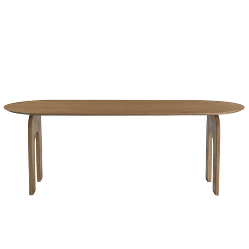 DÉJA Living Eettafel Vantaa - Ovaal Naturel Hout - 260x90x76cm
