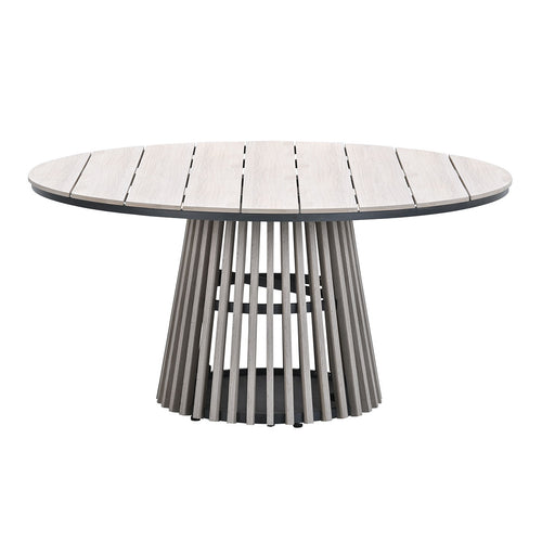 Garden Impressions tuintafel Annie light teak vironwood Ø148x72 cm