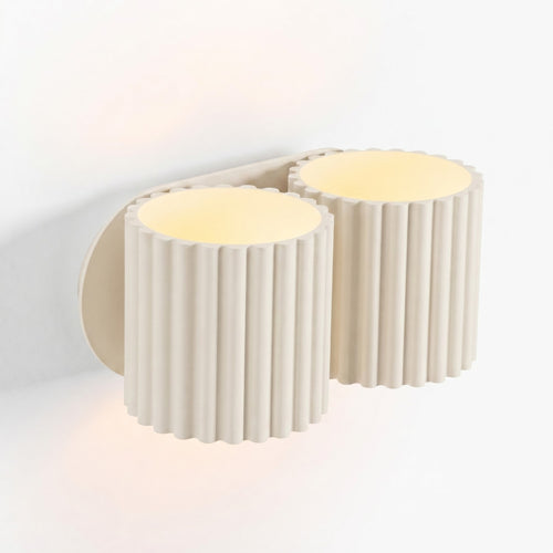 Sollux Lighting Wandlamp AURA 2 beige G9 - 21x12x10cm