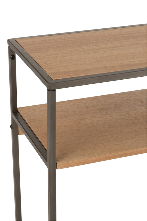 J-Line console 1 Lade - hout/metaal - naturel