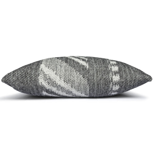 Malagoon kussen Mochica decostripe - anthraciet - 45x45cm
