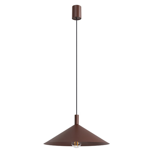 Sollux Lighting Hanglamp NOX 40 bruin - 40x40x135cm