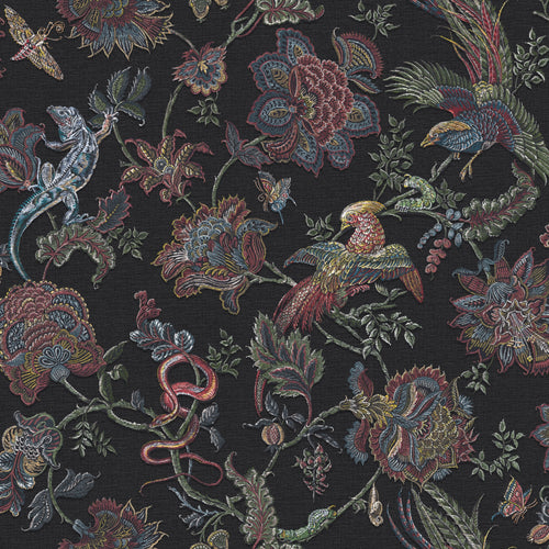 Graham & Brown Vliesbehang - Eternal Weave Black