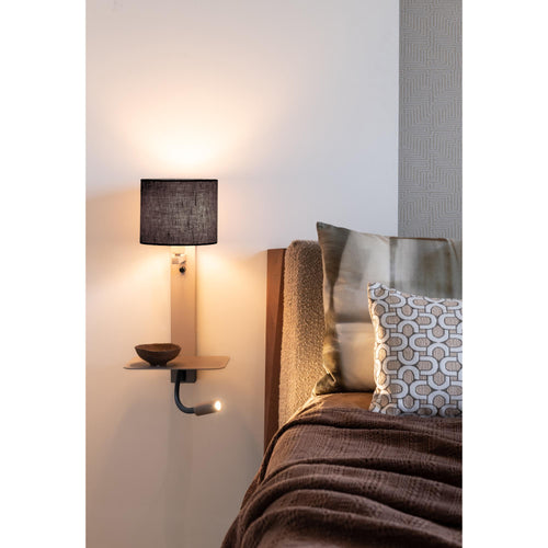 it's about RoMi wandlamp Florence - bruin - 24x24x52cm - vtwonen shop