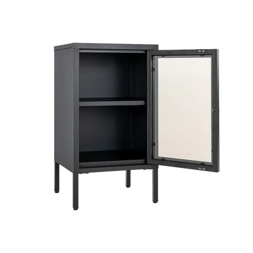 Artichok James cabinet metalen opbergkast zwart - 38 x 70 cm - vtwonen shop