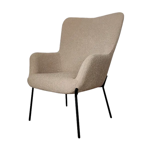 Artichok Rosemarie bouclé fauteuil lichtbruin - vtwonen shop