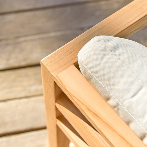 Tikamoon Tuinstoel in massief teak - Wit - vtwonen shop