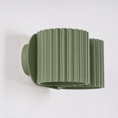 Sollux Lighting Wandlamp AURA 2 olijfgroen G9 - 21x12x10cm