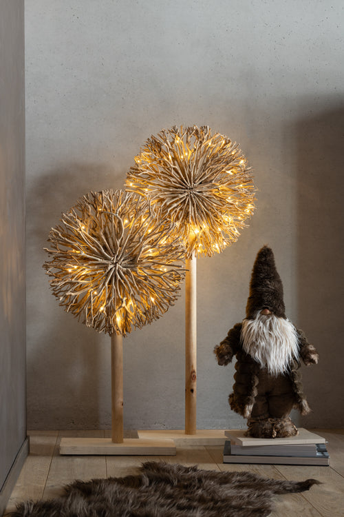 J-Line figuur Kabouter Bos - textiel - bruin - small - vtwonen shop