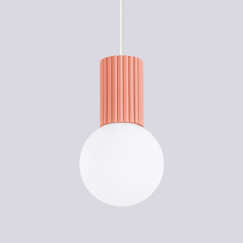 Sollux Lighting Hanglamp HALO 1 perzik - 12x12x120cm